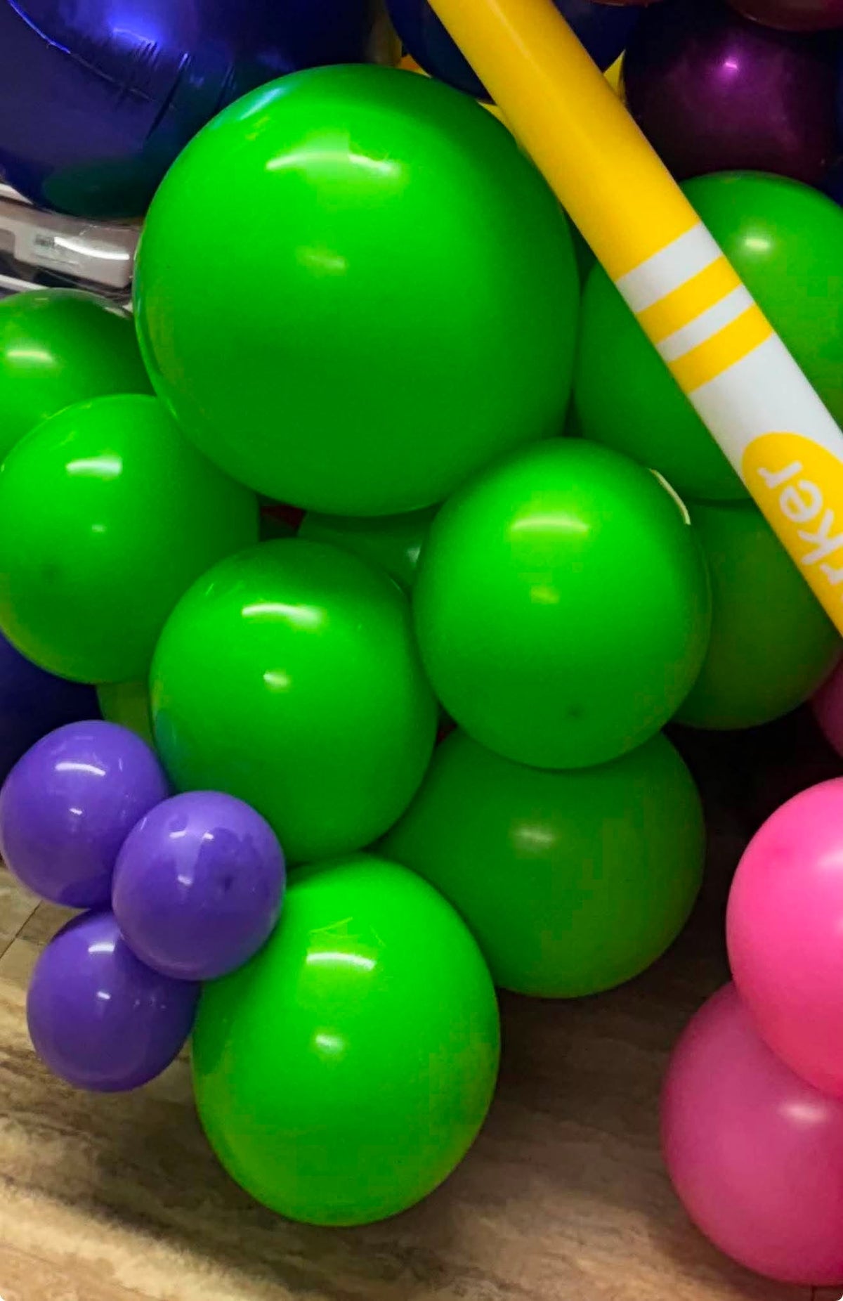 12" Lime Green latex balloons
