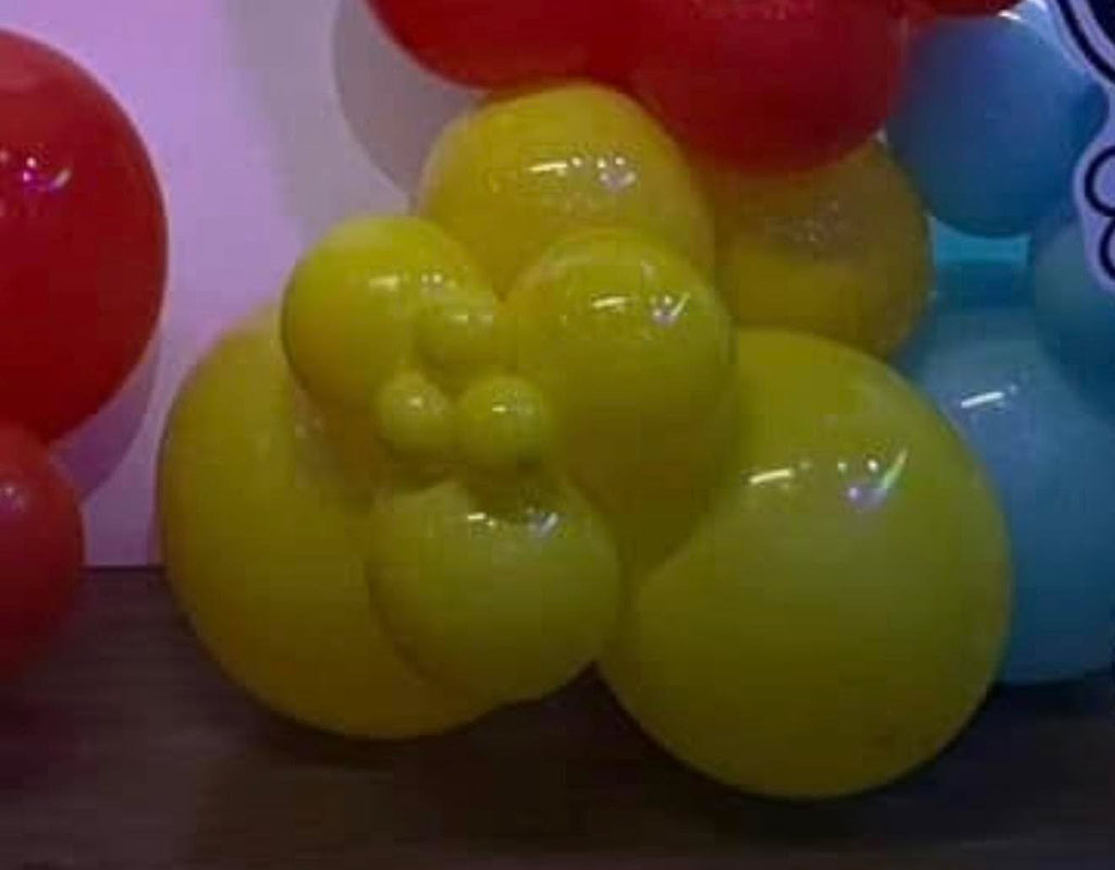 12" Yellow latex balloons 50ct