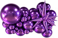 12" Chrome purple 50 count latex balloons