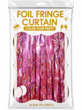 fringe curtain color laser pink
