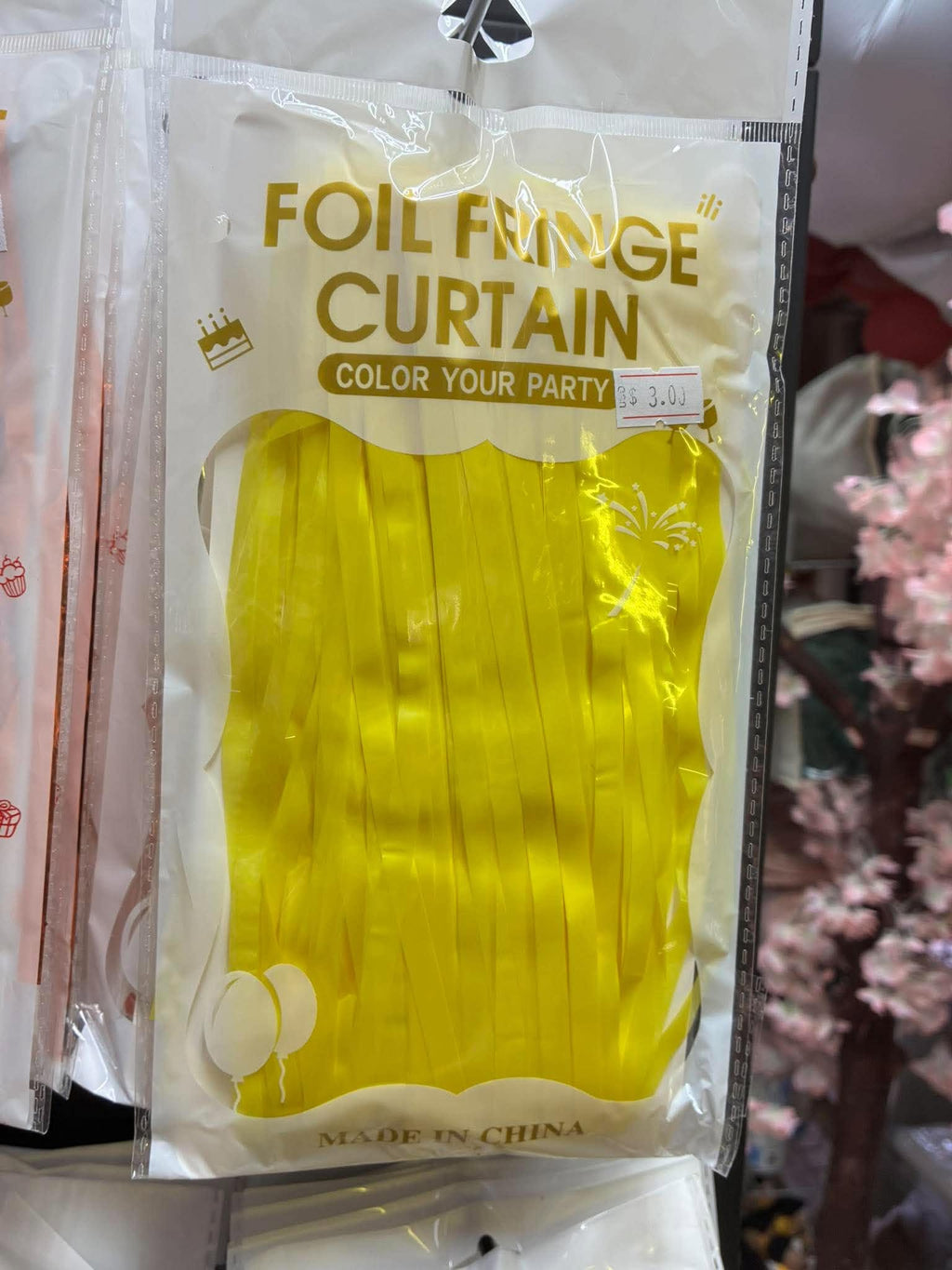fringe curtain color macaroon yellow