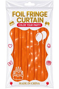 Fringe curtain color Macaroon orange