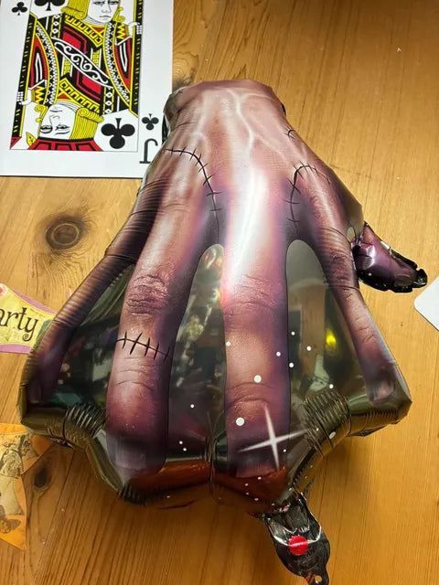 stitched hand balloon