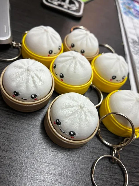 CLICKER DUMPLING KEYCHAIN