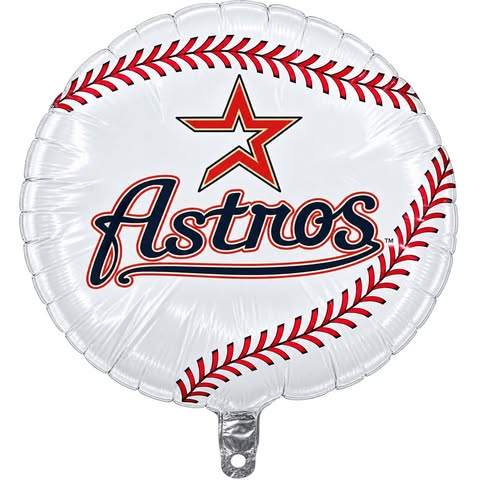Astros baseball balloon