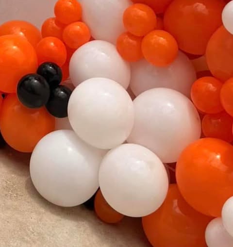 12" white latex balloons 50 count