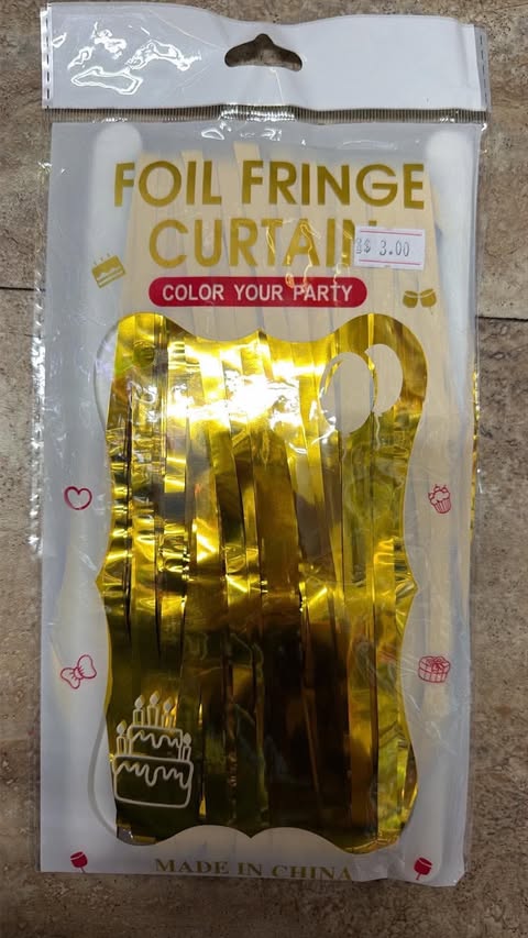 fringe curtain color yellow gold