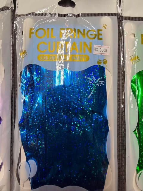 fringe curtain color laser blue