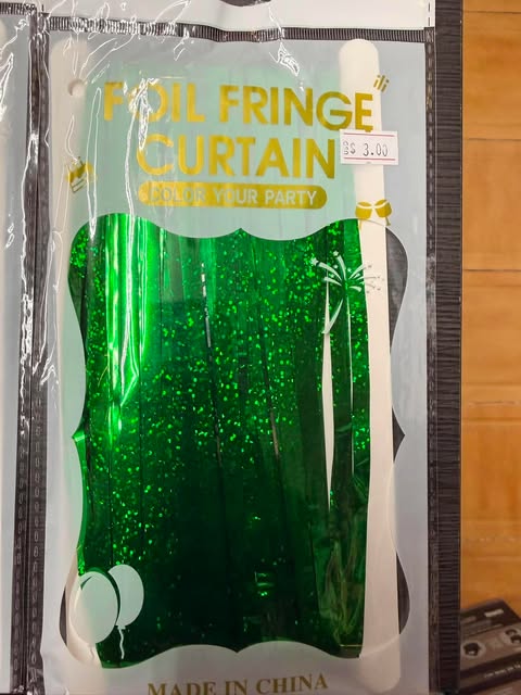 fringe curtain color laser green