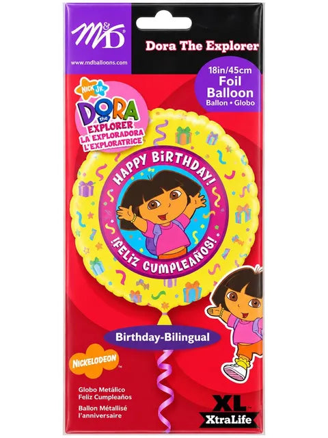 18" Dora The Explorer round balloon