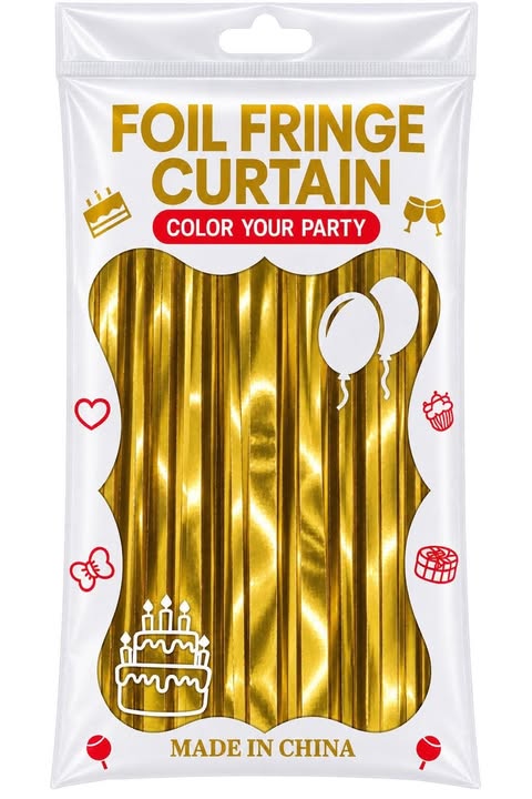 fringe curtain color yellow gold