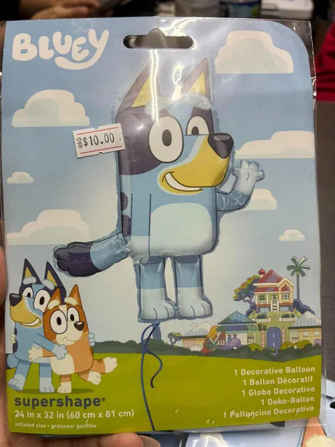 32"blue balloon supershape