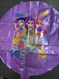 18" kpop demon hunters round balloon