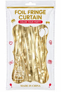fringe curtain color light gold