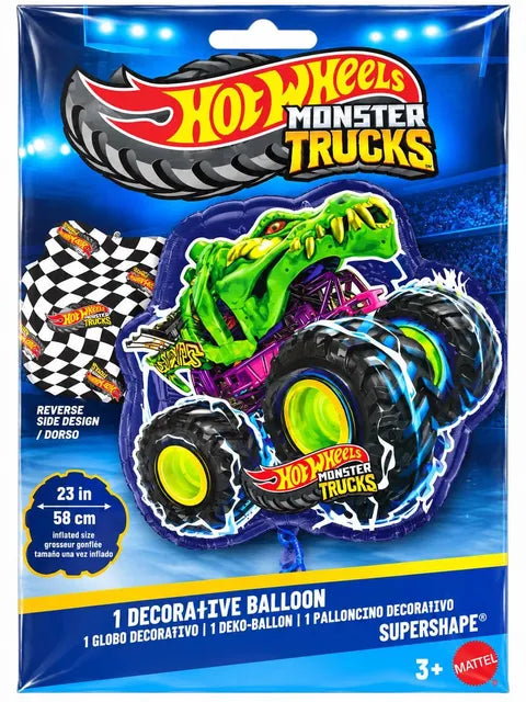23" hotwheels monster trucks balloon