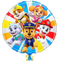 18" paw patrol round balloon