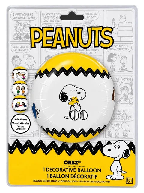 15" Peanuts orb balloon
