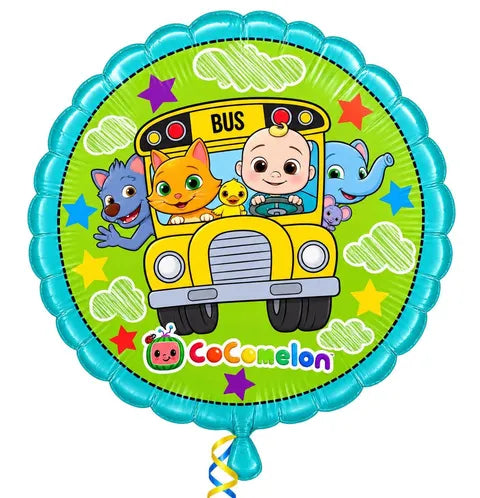 17" cocomelon round balloon