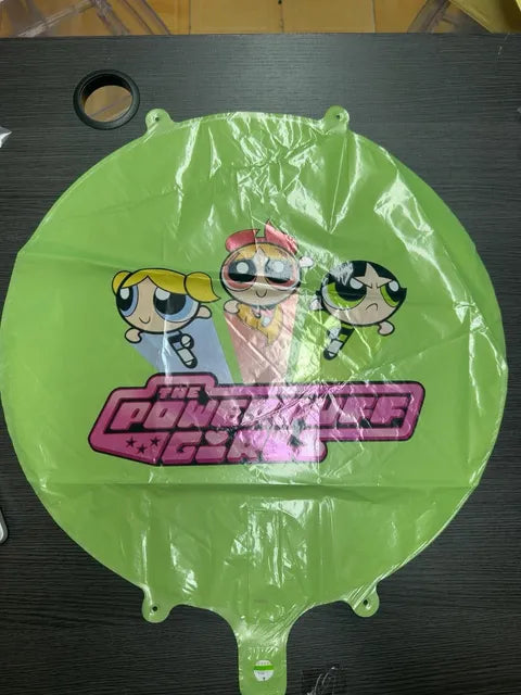 18"power puff girls round balloon