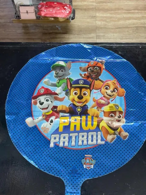 18" paw patrol round balloon