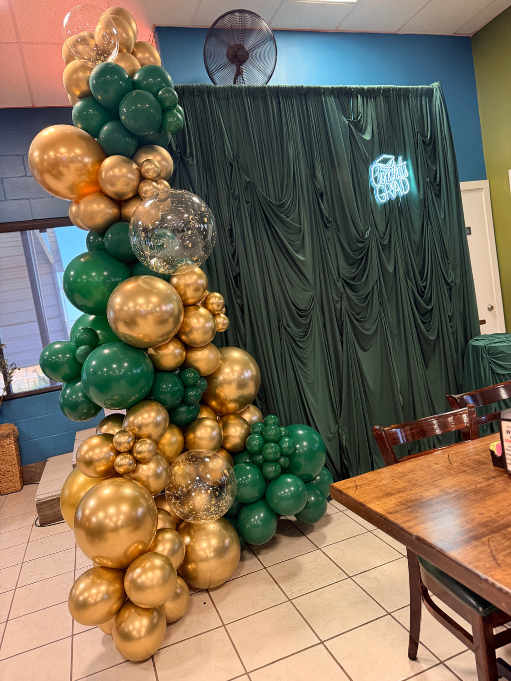 12” chrome gold latex balloons